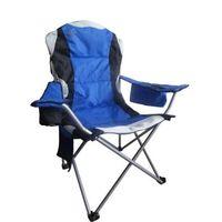 Deluxe Folding Travel Chair Blue