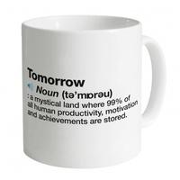 Definition of Tomorrow Mug