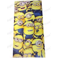 Despicable Me Towel - Minion Crowd Design Beach Towel