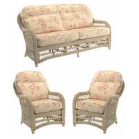Desser Cotswold 3 Seater Sofa Set with Eaton Cushions