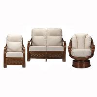 Desser Santiago 2 Seater Sofa and Swivel Set with Maria Cushions