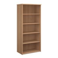 Deluxe Bookcase 4 Shelves Beech