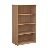 Deluxe Bookcase 3 Shelves Beech