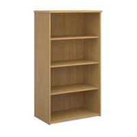 deluxe bookcase 3 shelves oak