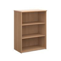 deluxe bookcase 2 shelves beech