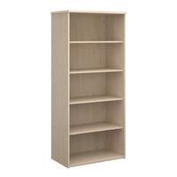 Deluxe Bookcase 4 Shelves Maple