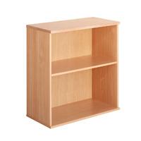 deluxe desk end bookcase walnut