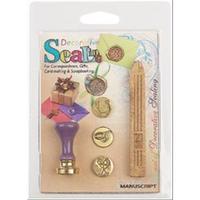 decorative sealing set with gold wax 236172