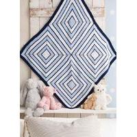 Deramores Block Blankie in Baby DK