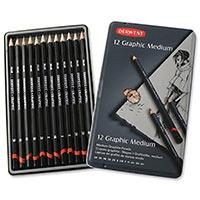 Derwent Graphic Pencils Designer Graphite 6B-4H Ref 34214 [Pack 12]