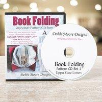 debbi moore alphabet book folding pattern cd rom upper case letters 35 ...