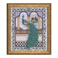 Design Works Counted Cross Stitch Kit Peacock
