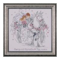 Design Works Counted Cross Stitch Kit Wedding Carriage