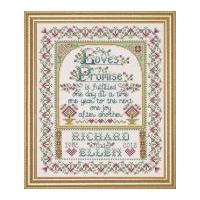 Design Works Counted Cross Stitch Kit Love's Promise