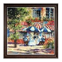 Design Works Counted Cross Stitch Kit Cafe in the Sun