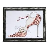 Design Works Counted Cross Stitch Kit Leopard Shoe