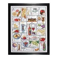 Design Works Counted Cross Stitch Kit Gourmet ABC