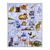 Design Works Counted Cross Stitch Kit ABC Cats