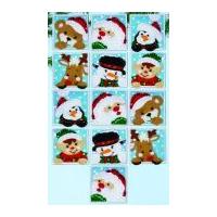 Design Works Embroidery Kit Funny Friends Felt Ornaments