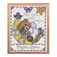 Design Works Counted Cross Stitch Kit Moon Baby Sampler