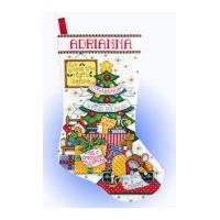 Design Works Counted Cross Stitch Kit Sleepy Mouse Stocking