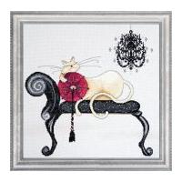 Design Works Counted Cross Stitch Kit Chandelier Cat