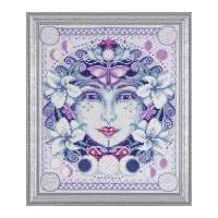 Design Works Counted Cross Stitch Kit Moon