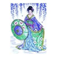 Design Works Counted Cross Stitch Kit Geisha