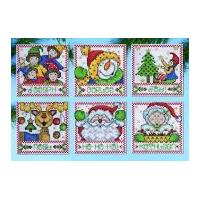 Design Works Plastic Canvas Stitch Kit Christmas Tags Ornaments