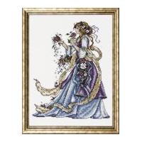 design works counted cross stitch kit rose lady