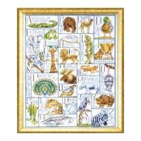 Design Works Counted Cross Stitch Kit Animal ABC