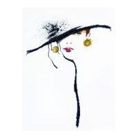 Design Works Counted Cross Stitch Kit Black Hat