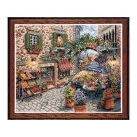 Design Works Counted Cross Stitch Kit Sidewalk Cafe