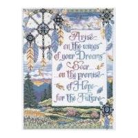 Design Works Counted Cross Stitch Kit Arise On The Wings