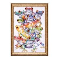 Design Works Counted Cross Stitch Kit Frog Pile