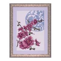 Design Works Counted Cross Stitch Kit Orchids