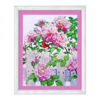 Design Works Counted Cross Stitch Kit Roses in Provence