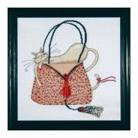 Design Works Counted Cross Stitch Kit Leopard Purse