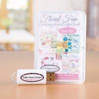 Debbi Moore Floral Fun USB Key 390123