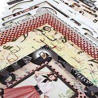 debbi moore rock and roll cardmaking kit includes printed sheets toppe ...