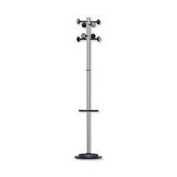 Decorative Coat Stand Steel Post with Umbrella Stand and Double Pegs