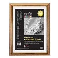 Deluxe A4 Non Glass Certificate Frame Gold GDA4CERT