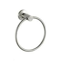 deco brushed steel modern high quality towel ring