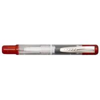 dex by kingsley red compact clear fountain pen