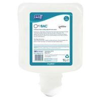deb oxybac anti bacterial foam wash 1 litre cartridge pack of 6 oxy1l