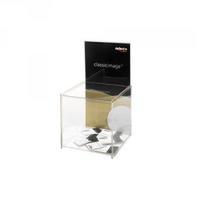 deflecto clear suggestion boxsign holder de66001