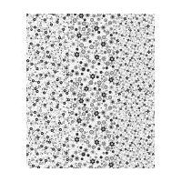 Decopatch Black and White Flowers Paper 3 Sheets