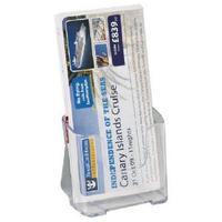 deflecto 13xa4dl clear literature holder 77501