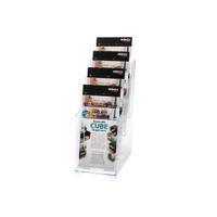 deflecto 13xa4dl 4 tier clear literature holder 77701