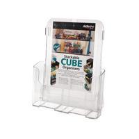 deflecto a4 clear literature holder 78001